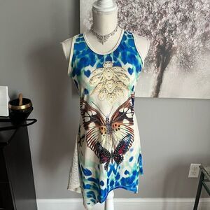 GM medium butterfly dress rare find